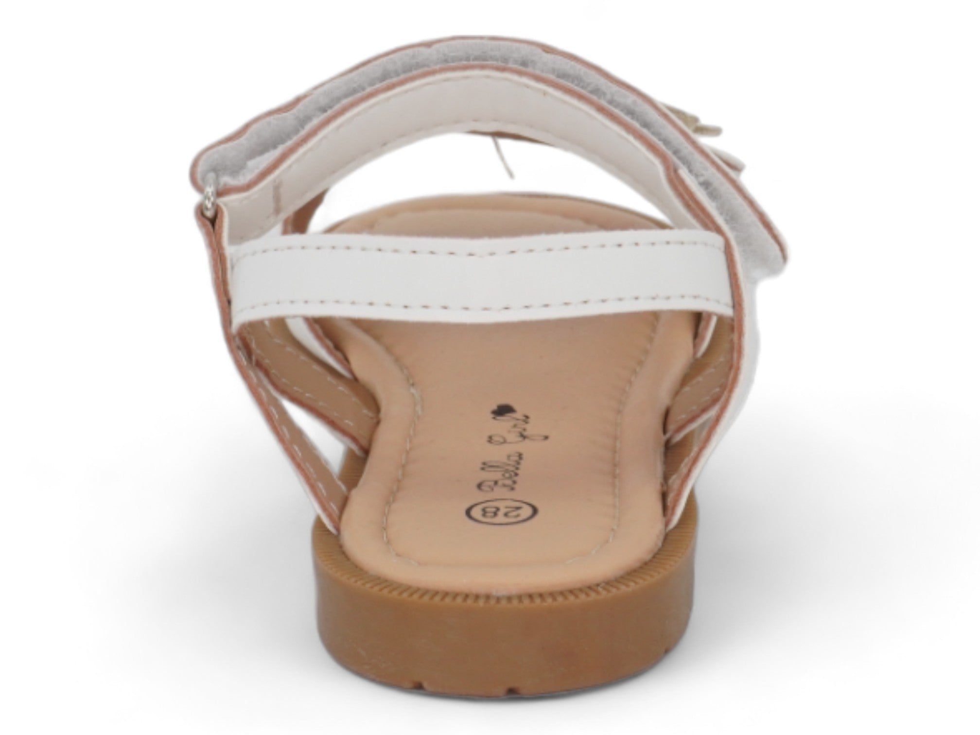 Toddler White Sophia Sandal