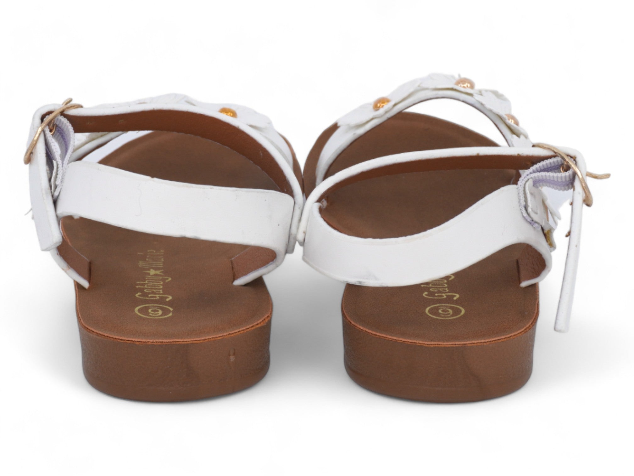 Toddler White Nicoletta Sandal