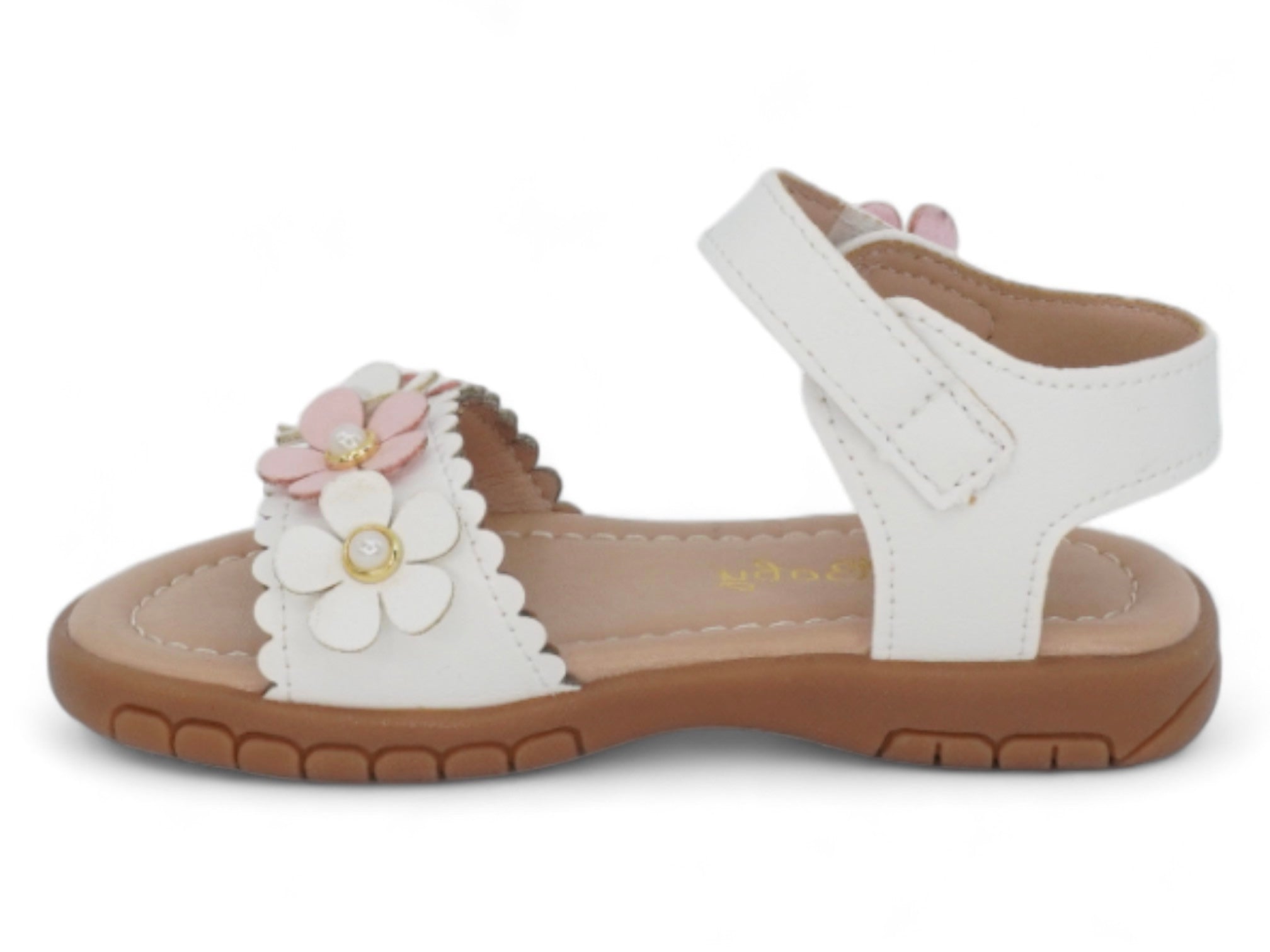 Toddler White Carina Sandal
