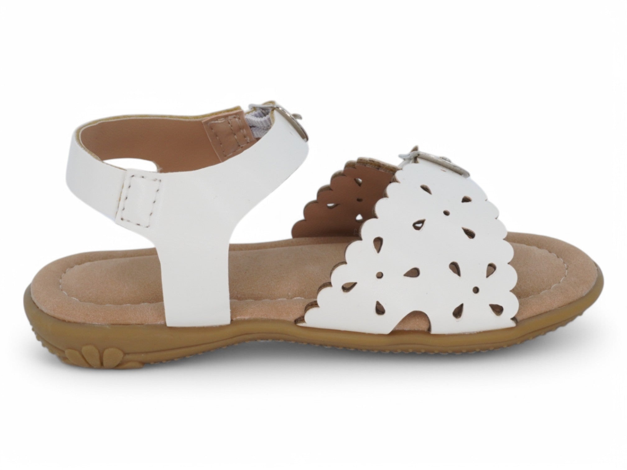 Toddler White Mila Sandal