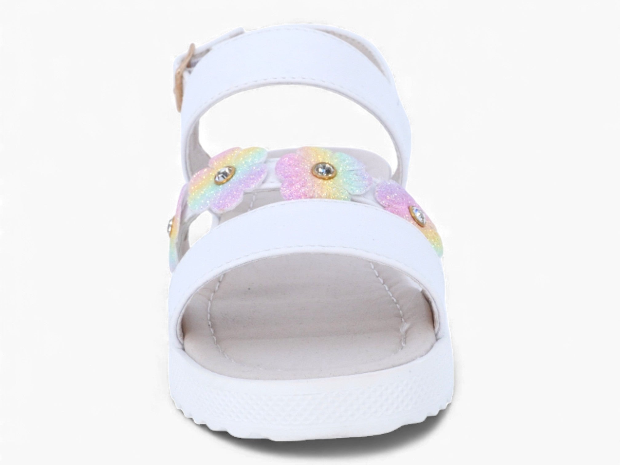 Toddler White Natalia Sandal