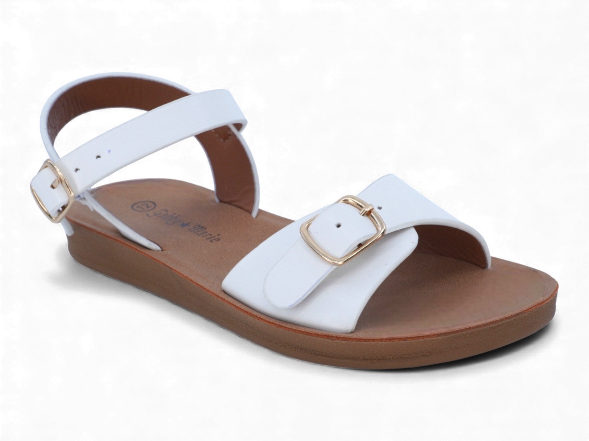 Toddler White Sophie Sandal
