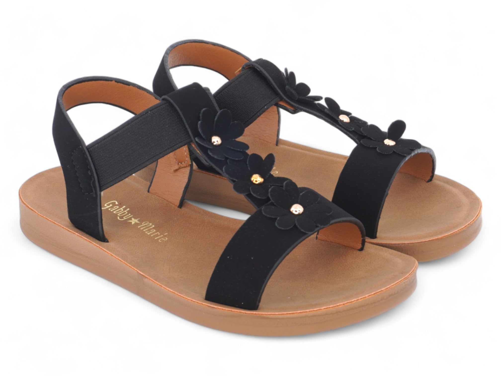 Girls' Black Alda Sandal