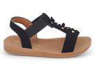 Girls' Black Alda Sandal