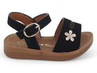 Girls' Black Trinity Sandal