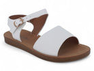 Girls'' White Mazie Flat