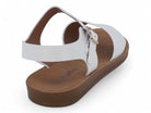 Girls'' White Mazie Flat