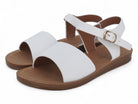 Girls'' White Mazie Flat