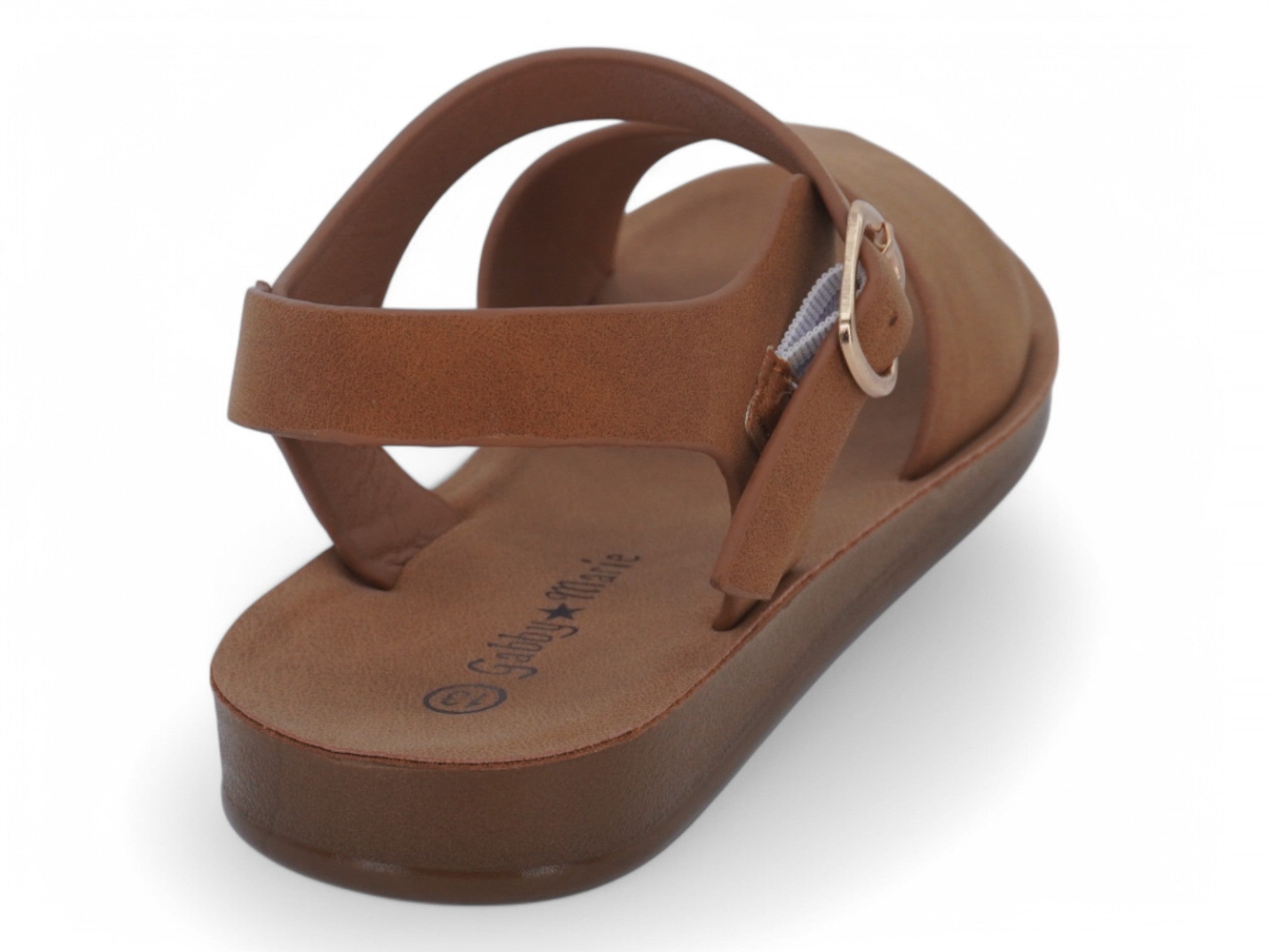 Girls' Tan Mazie Flat