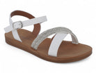Girls' White Malayah Flat