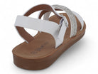 Girls' White Malayah Flat