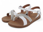 Girls' White Malayah Flat