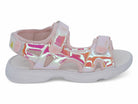 Girls Pink Holographic Sport Sandal