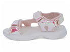 Girls Pink Holographic Sport Sandal