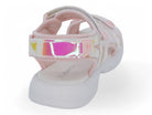 Girls Pink Holographic Sport Sandal