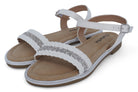 Girls' White Issa Sandal