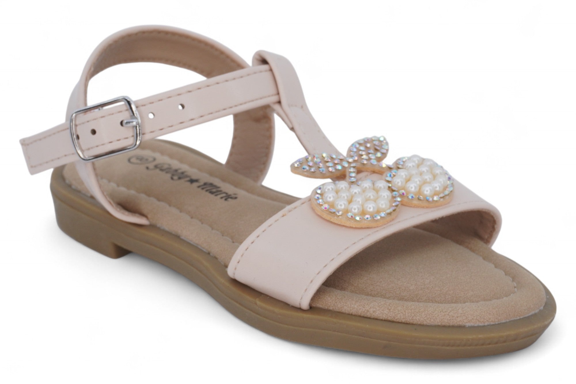 Girls' Blush Cherry Sandals
