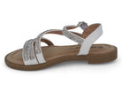 Girls' White Hailey Sandal