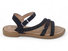 Girls' Black Hailey Sandals