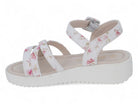 Girls White Judy Sandal