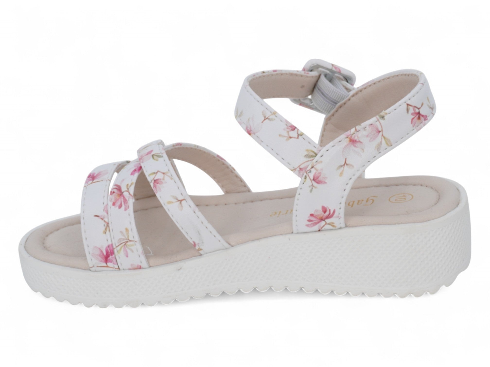 Girls White Judy Sandal