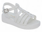 Girls White Hannah Wedge