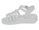 Girls White Hannah Wedge