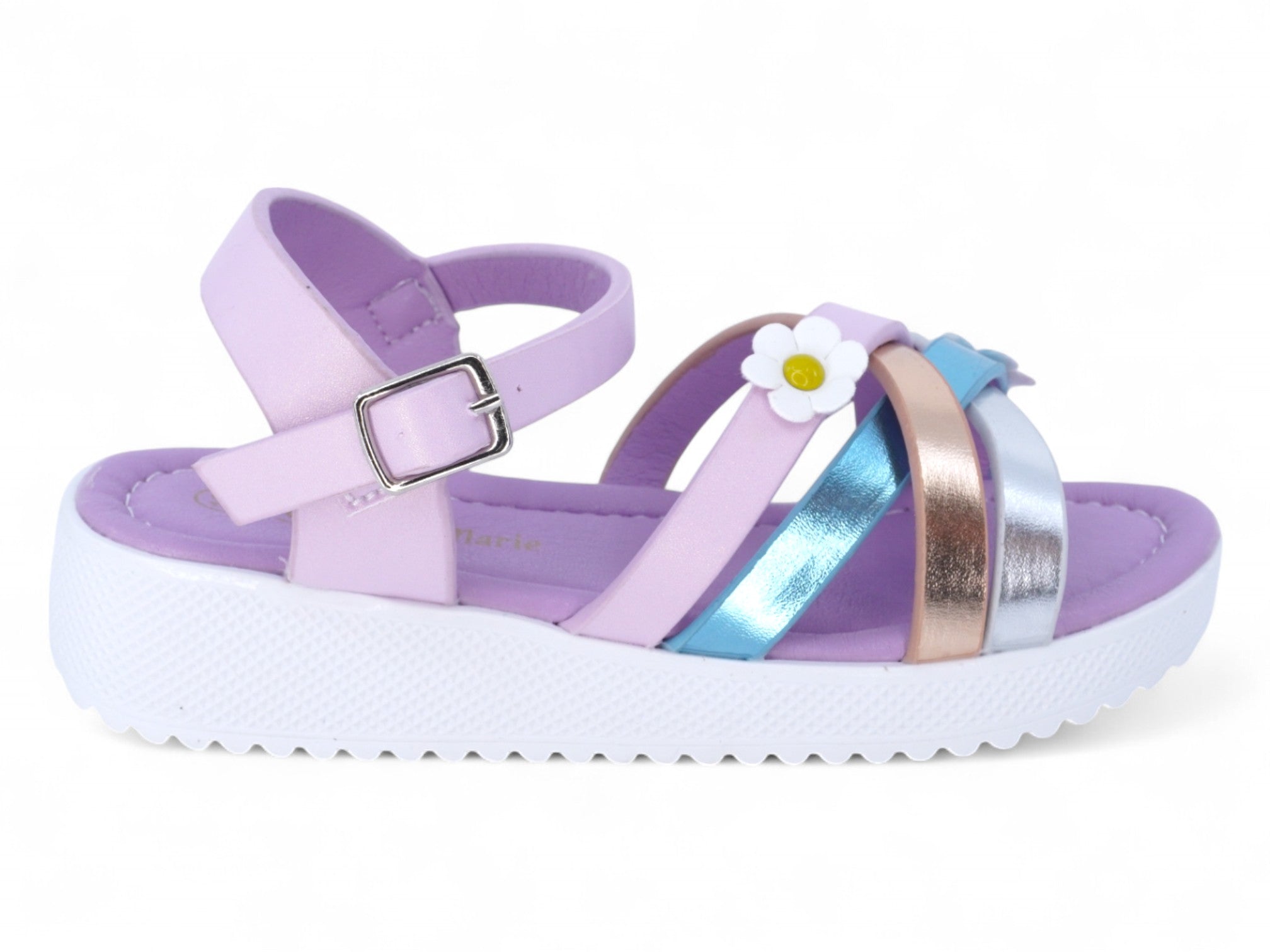 Girls' Purple Amelia Sandal
