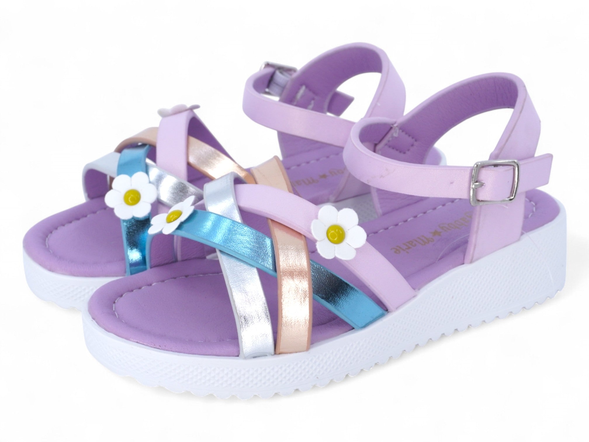 Girls' Purple Amelia Sandal