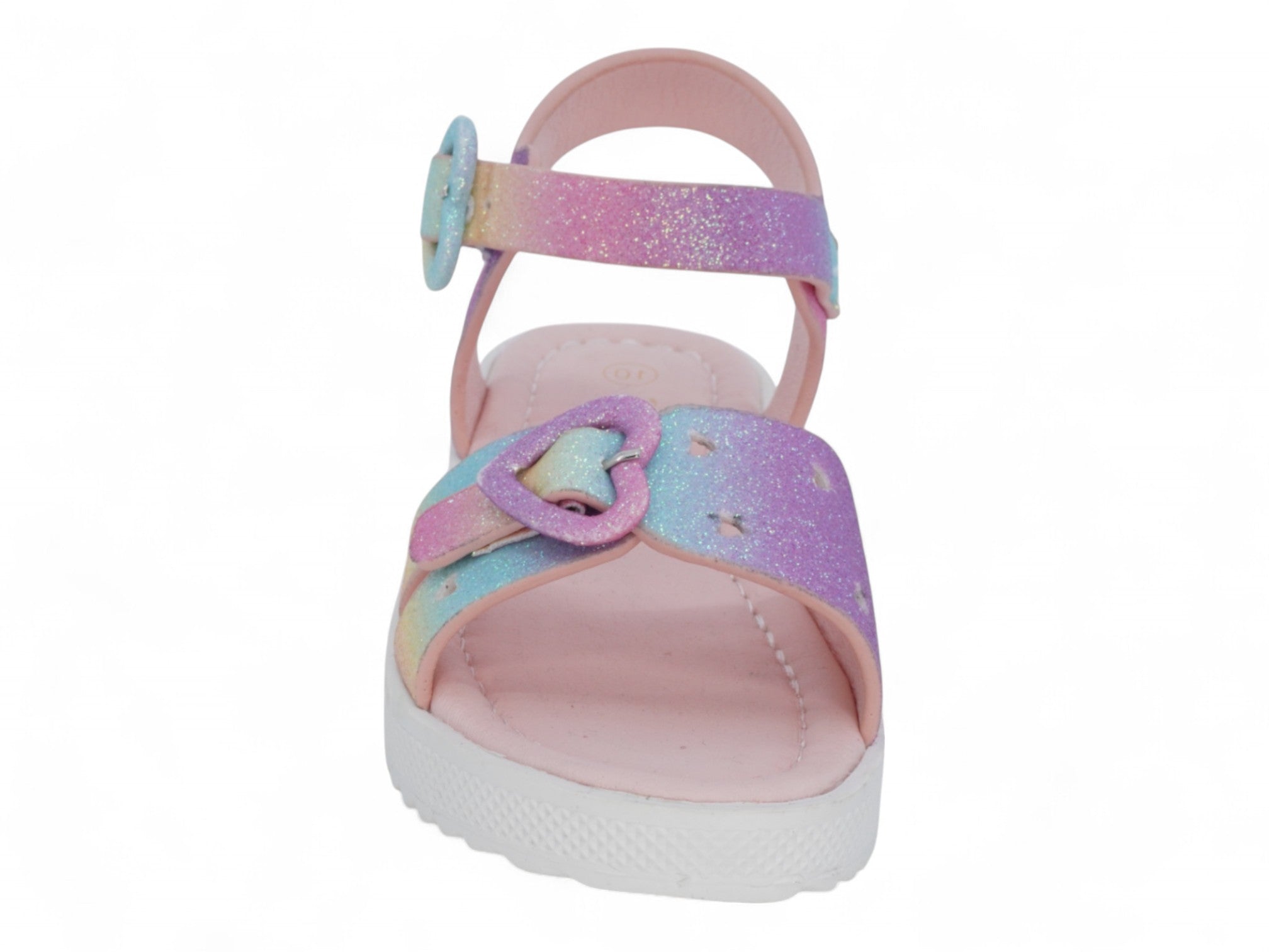 Girls' Rainbow Heart Wedge