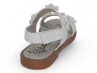 Girls White Audrey Sandal