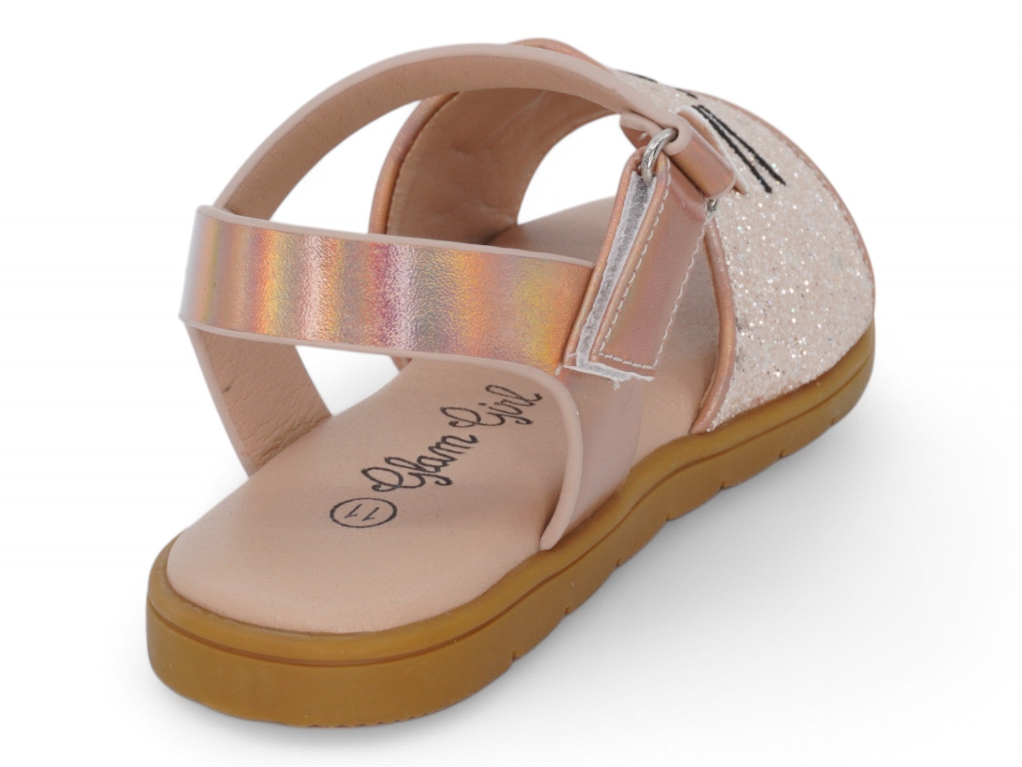 Girls Nude Kitty Cat Sandal