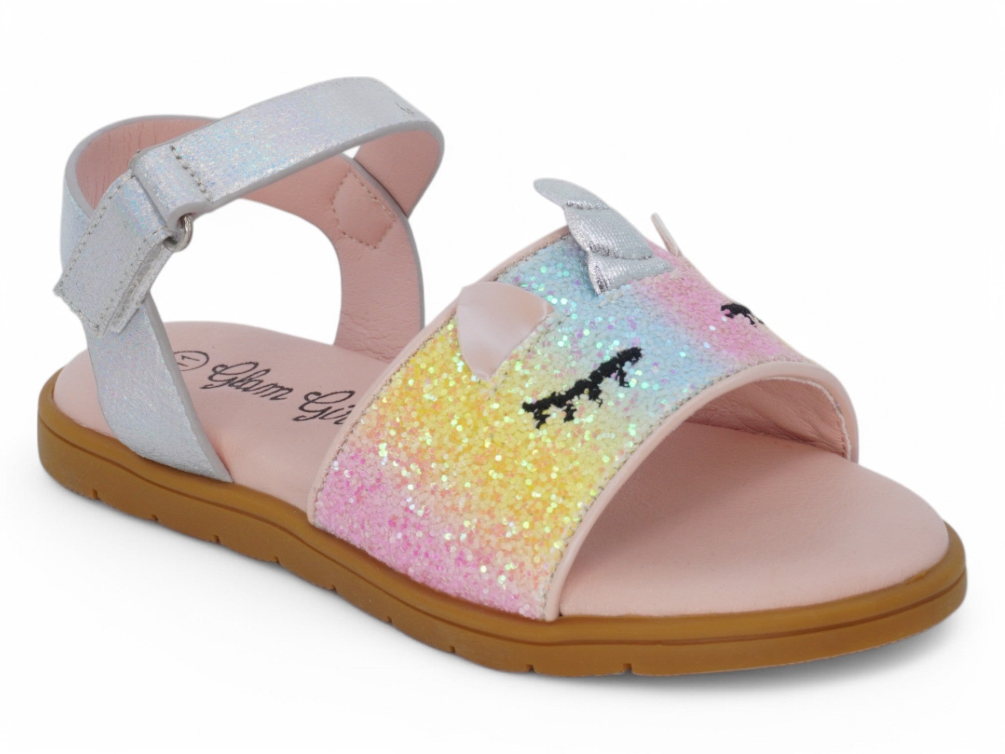 Girls' Glitter Unicorn Sandal