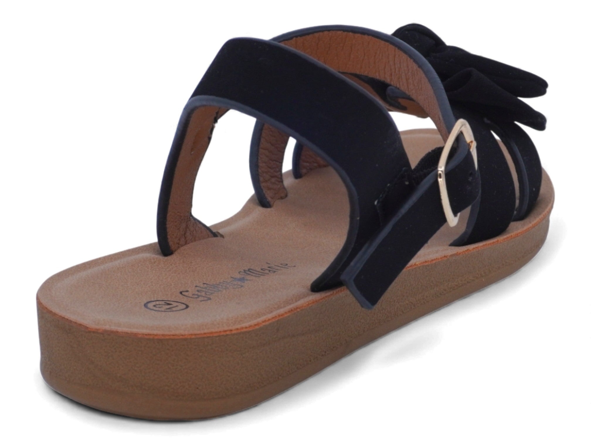 Girls' Black Alice Sandal