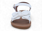 Girls' White Alice Sandal