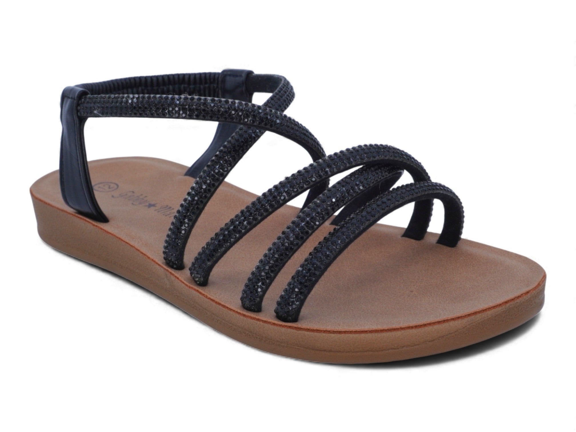 Girls' Black Alivia Sandal