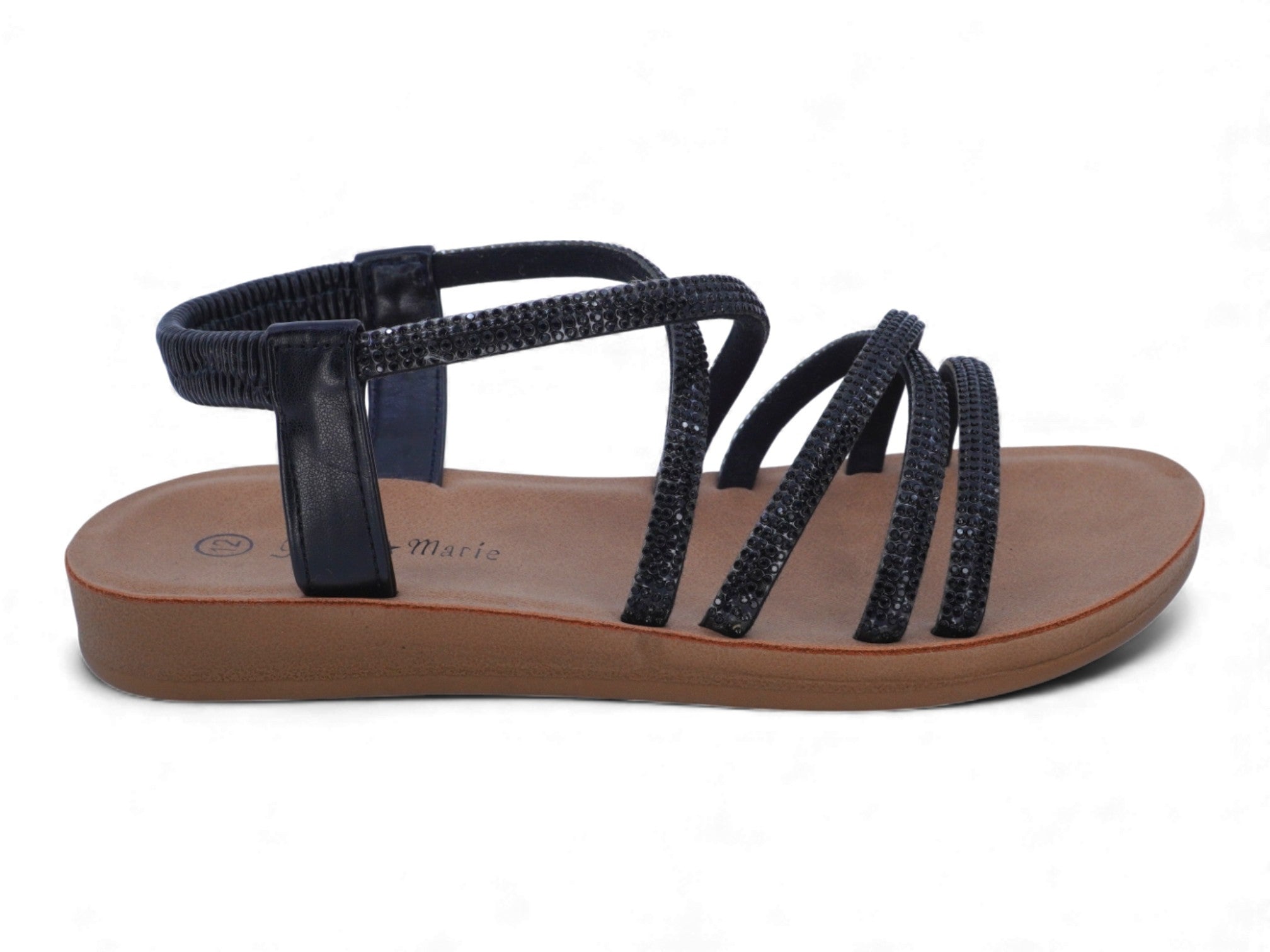 Girls' Black Alivia Sandal