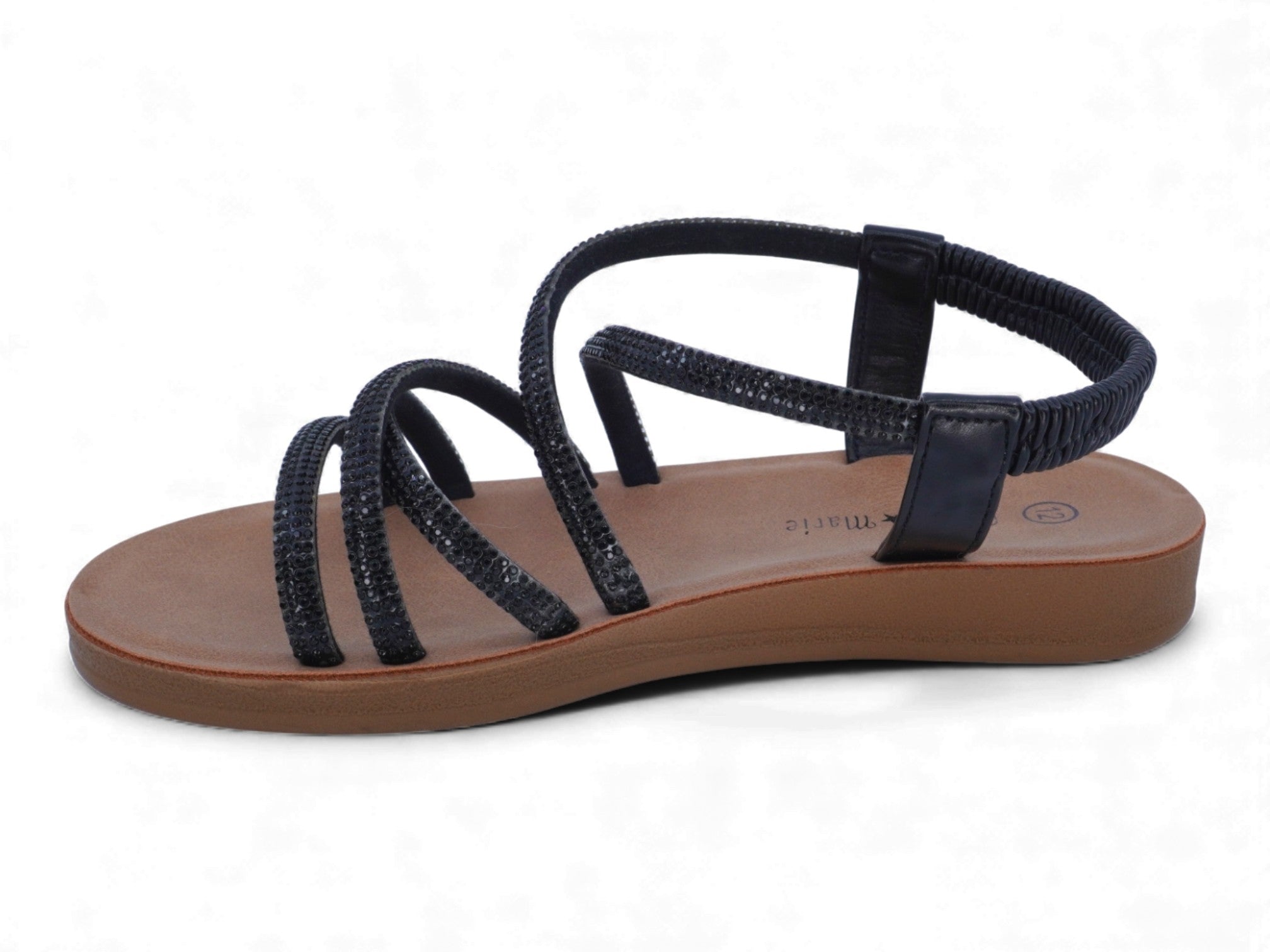 Girls' Black Alivia Sandal