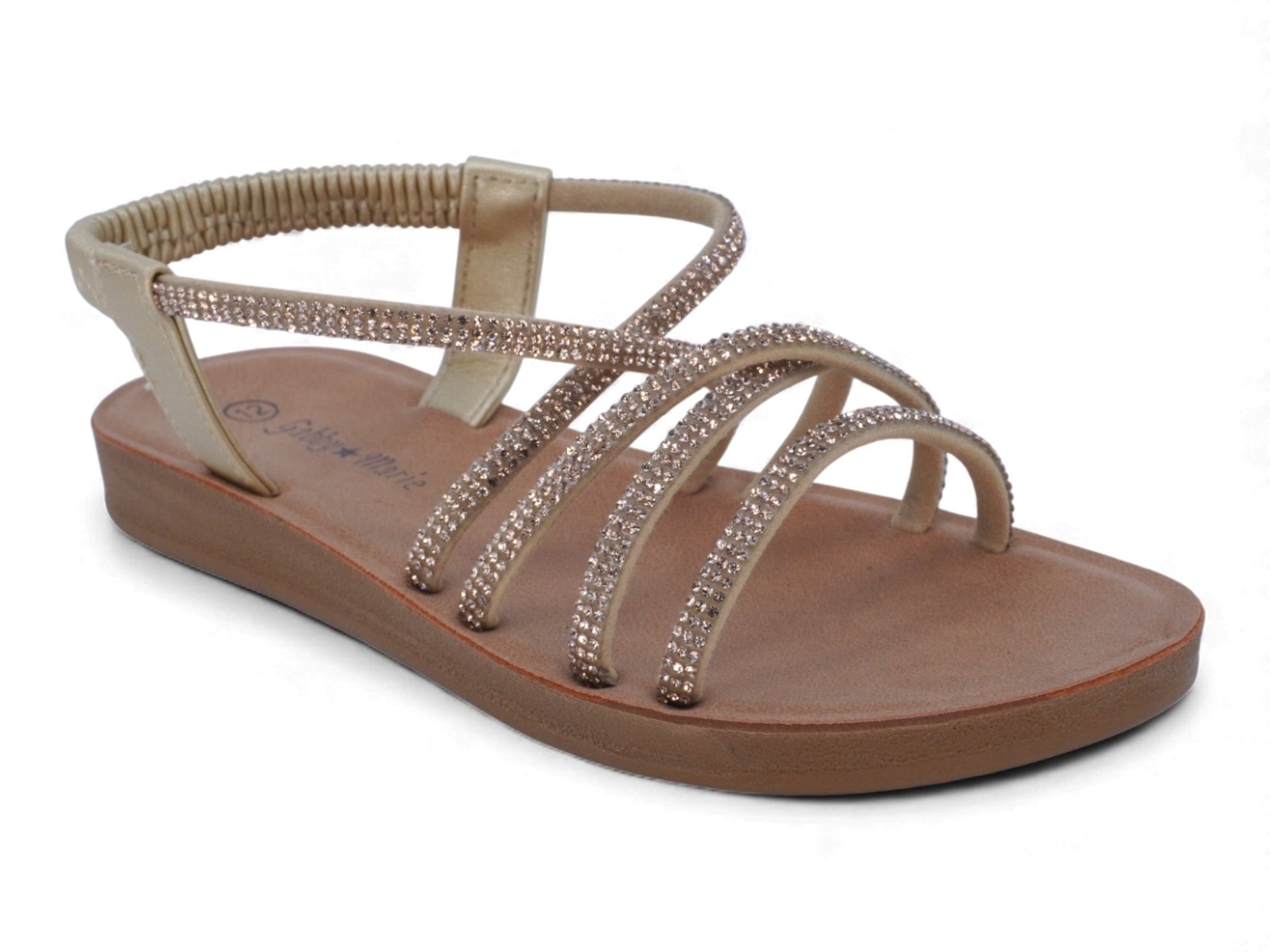 Girls' Gold Alivia Sandal