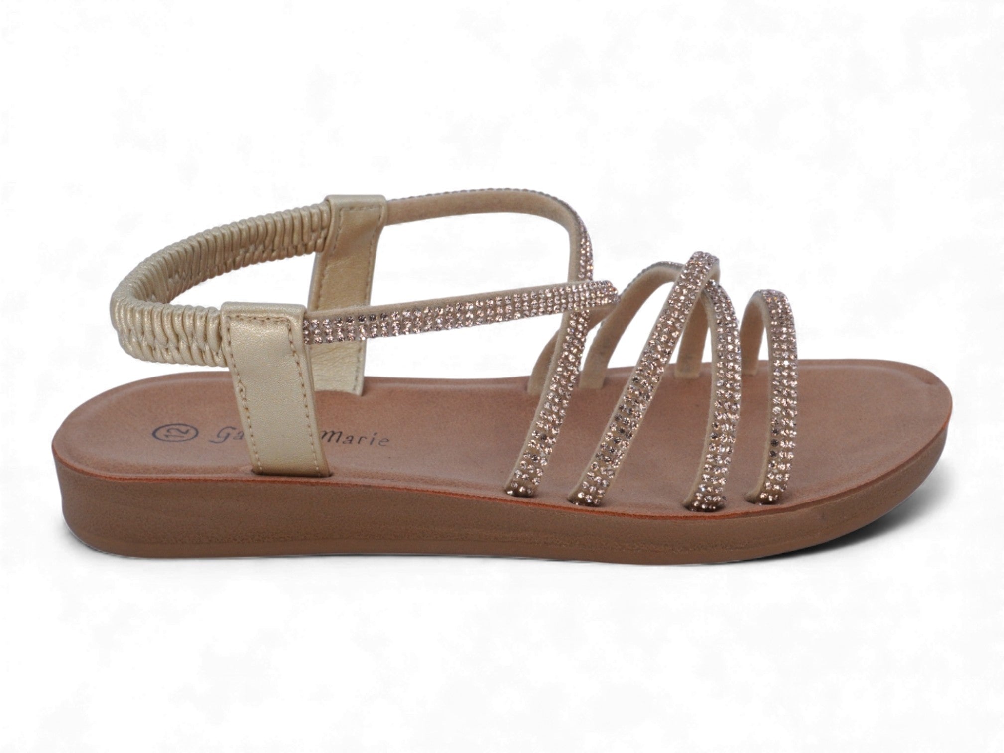 Girls' Gold Alivia Sandal