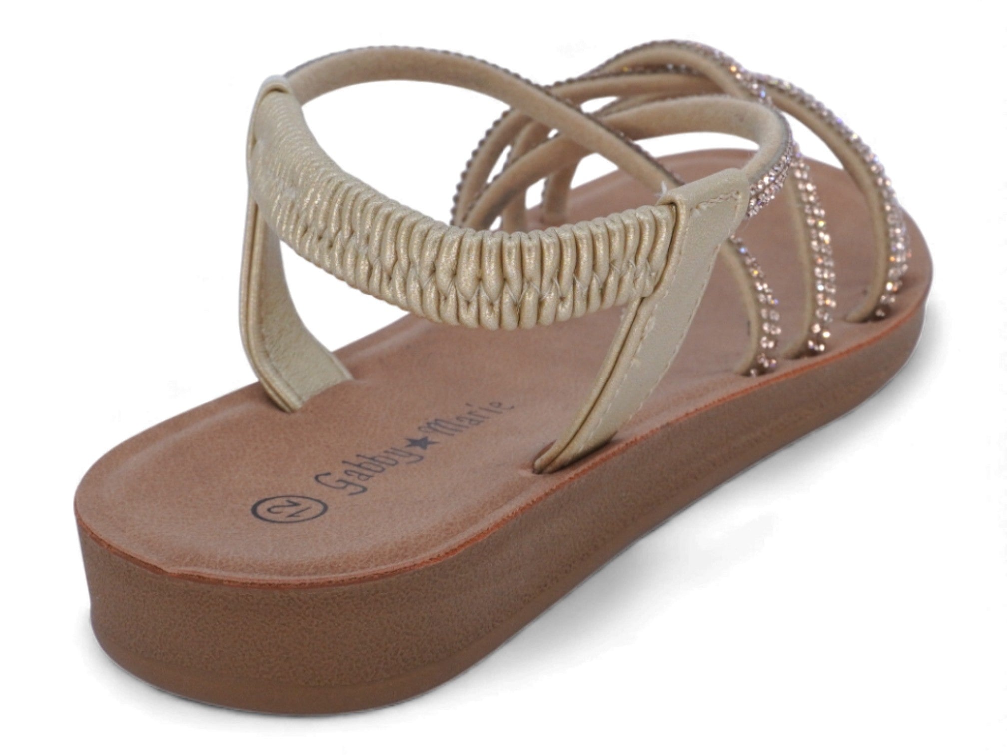Girls' Gold Alivia Sandal