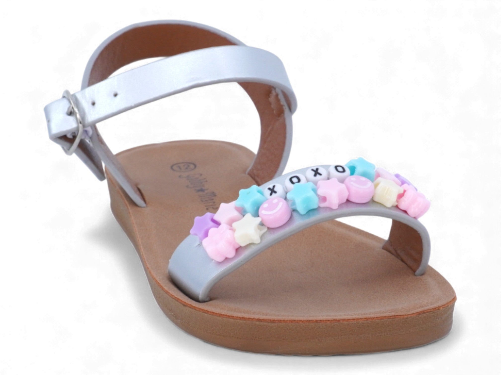 Girls' Silver Candie Sandal