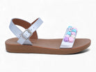 Girls' Silver Candie Sandal