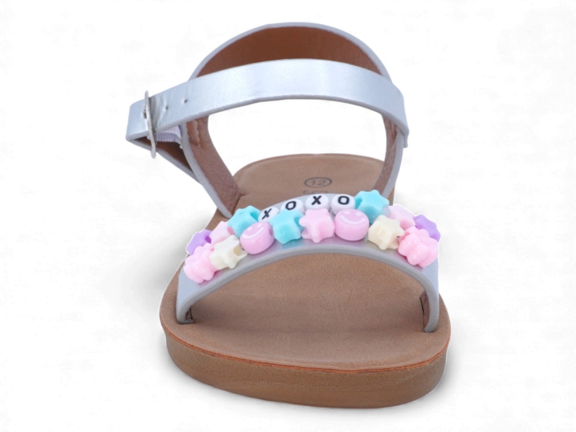 Girls' Silver Candie Sandal
