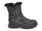 Toddler Black Lena Fur Boot