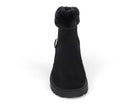 Toddler Black Lynn Fur Boot