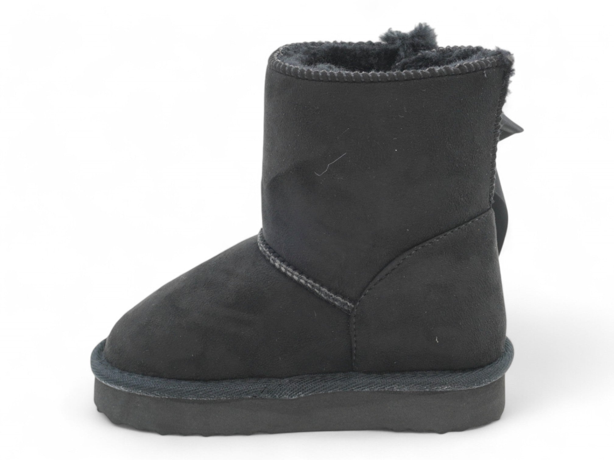 Toddler Black Kara Fur Boot