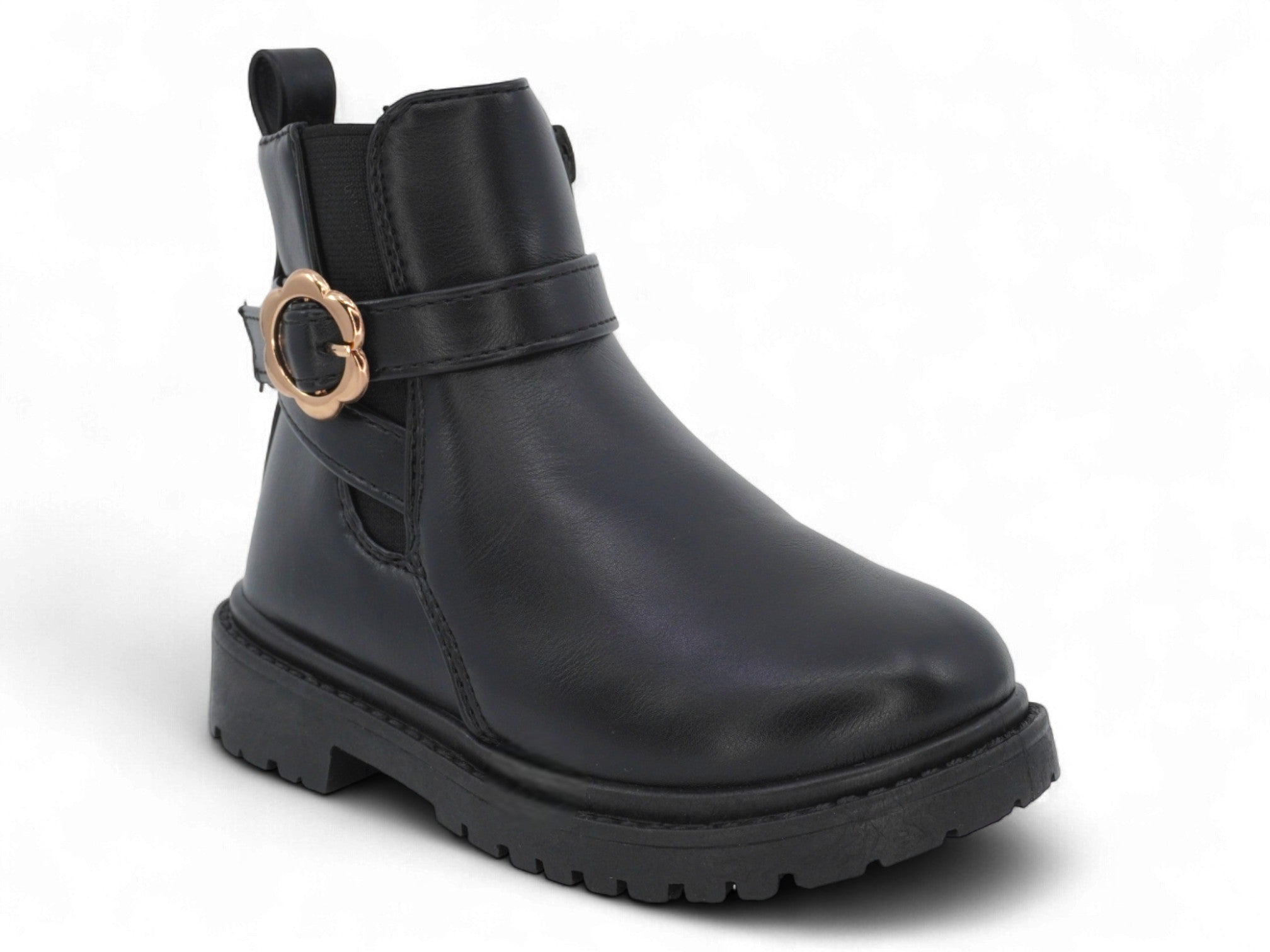 Toddler Black Flower Boot