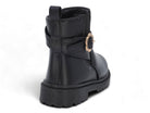 Toddler Black Flower Boot