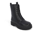 Girls Black Leni Combat Boot